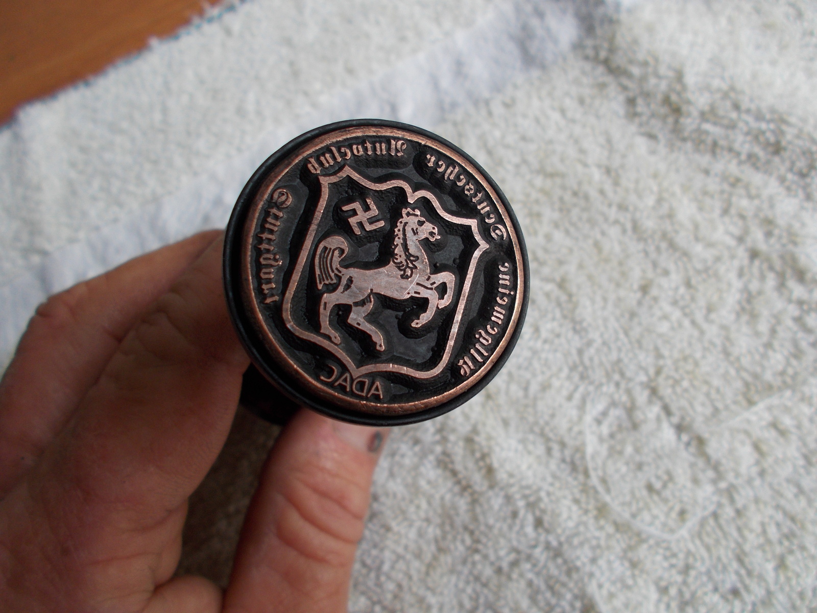 german ww2 ink stamp Original Period Items