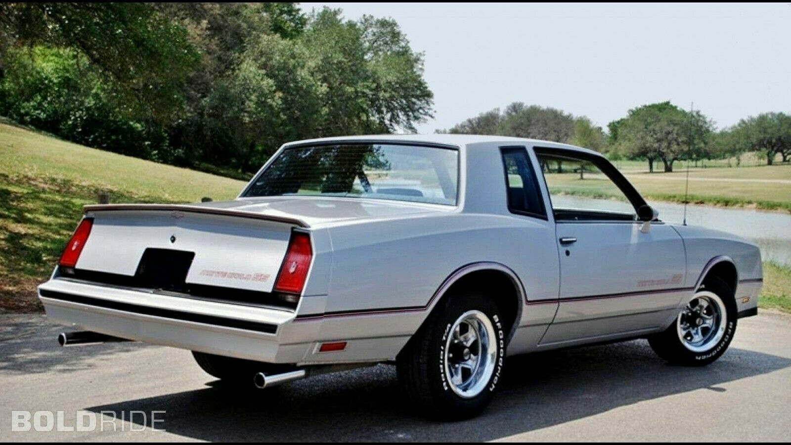 1985 Chevy Monte Carlo Ss Grey Poster 24 X 36 Inch Posters And Prints