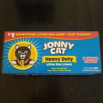 JONNY CAT Heavy Duty Litter Box Liners, 5 Jumbo Liners NIB - $8.99