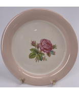 Moss Rose Homer Laughlin 6 1/4 in Bread &amp; Butter Dessert Plate Pink Rim ... - $14.84