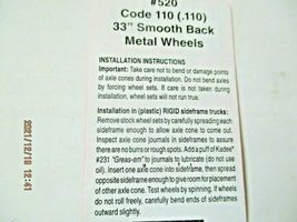 Kadee # 520 33' Smooth Back Metal Freight Wheels Code 110 RP-25, 12 Axles (HO) image 3