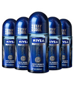 4 x Nivea Men Cool Kick Deodorant Roll On 24 hrs 50 ml / 1.7 fl oz - $33.90