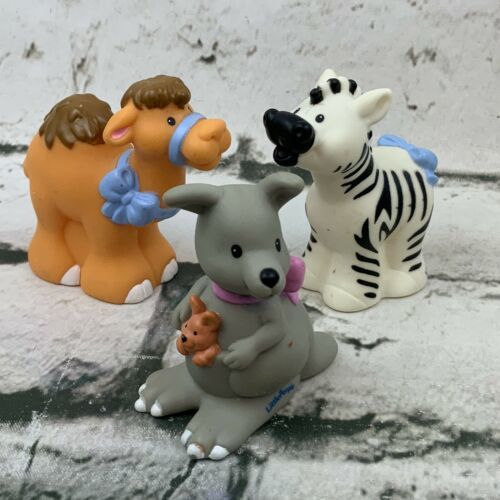 Fisher Price Little People Touch Feel Giraffe Mouse Zoo 