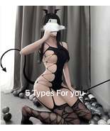 Sexy Lingerie 5 Types Teddies Bodysuit Erotic Outfit Open Crotch Stretch... - $14.00+