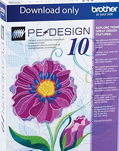 brother pe design 10 embroidery software full version