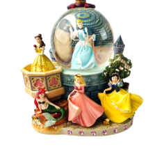 Disney Princess Large Snow Water Globe Music Box A Dream Is A Wish...READ Below - $197.99