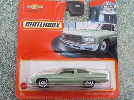 Matchbox 1975 Chevy Caprice Classic Green Rare Miniature Collectable Mod... - $11.99