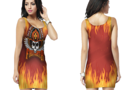 Firefighter bodycon dress for women thumb200