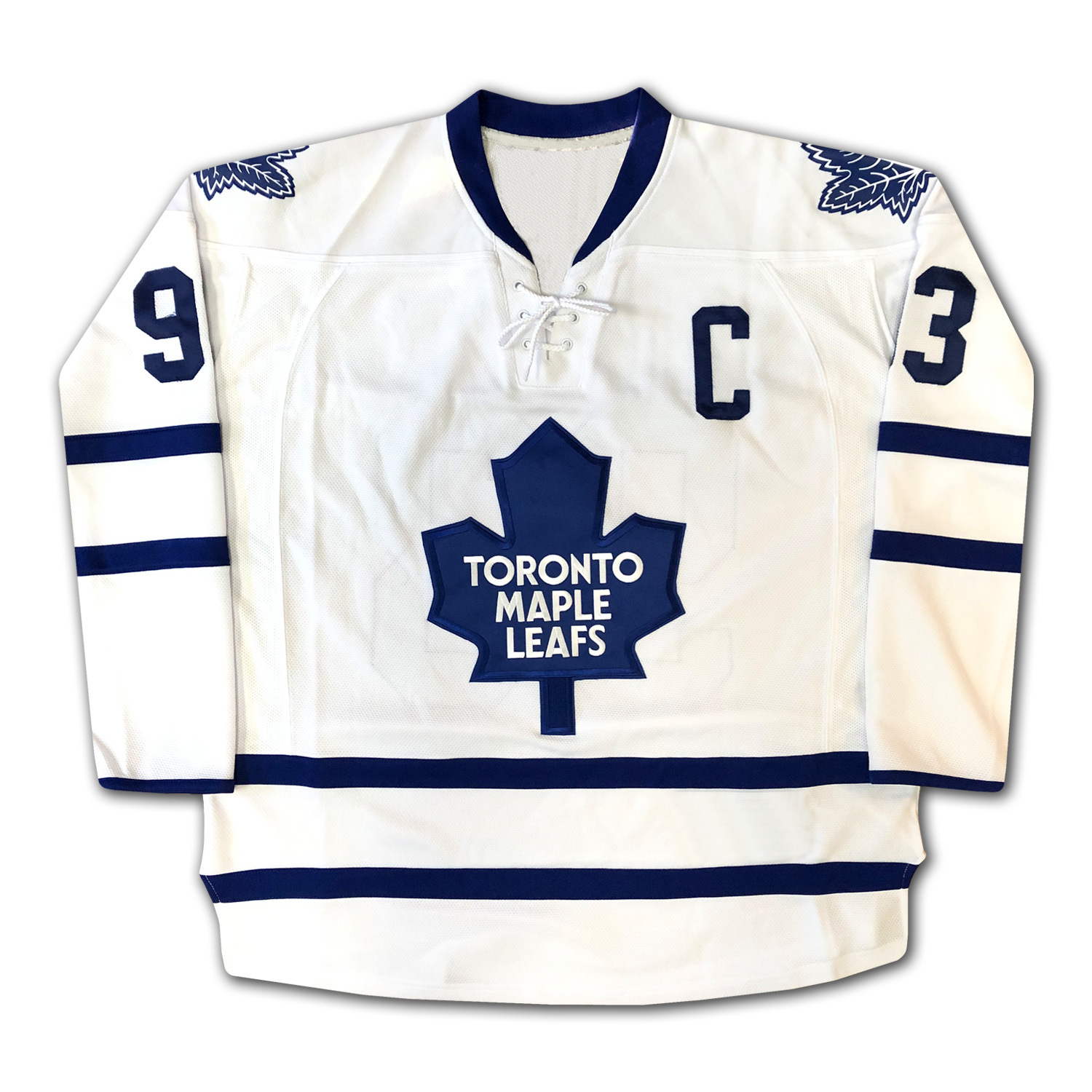 Doug Gilmour Autographed White Toronto Maple Leafs Jersey - Jerseys