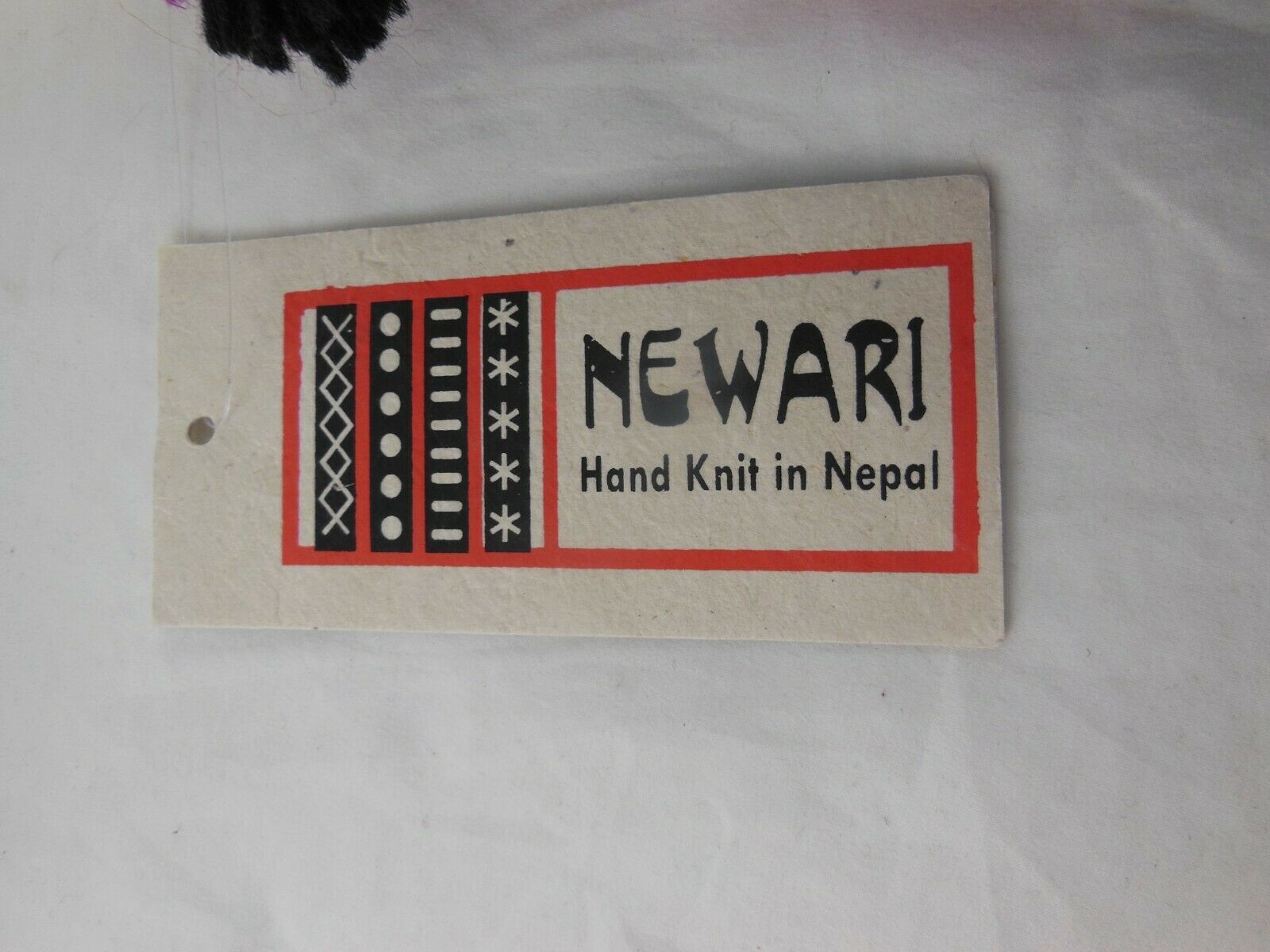 Hand Knit Newari Ornament Maiden with papoose 8" NWT Pendelton Mills Ornaments