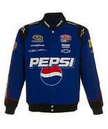Authentic  Jeff Gordon JH Design Royal Pepsi Twill Cotton Full-Snap Jacket - $159.99