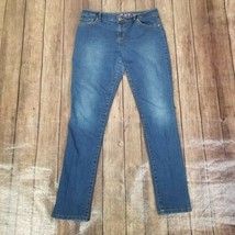 Children's Place Super Skinny Jeans Girls Size 14 Blue Dark Wash 5 Pocket - $11.87