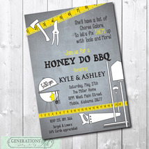 HONEY DO BBQ Invitation printable/Digital File/Honey Do Shower, Couples Shower - $14.99
