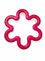 Hot Pink Flower Comfort Grip Plastic Cookie Cutter Wilton Easter Spring - $2.96