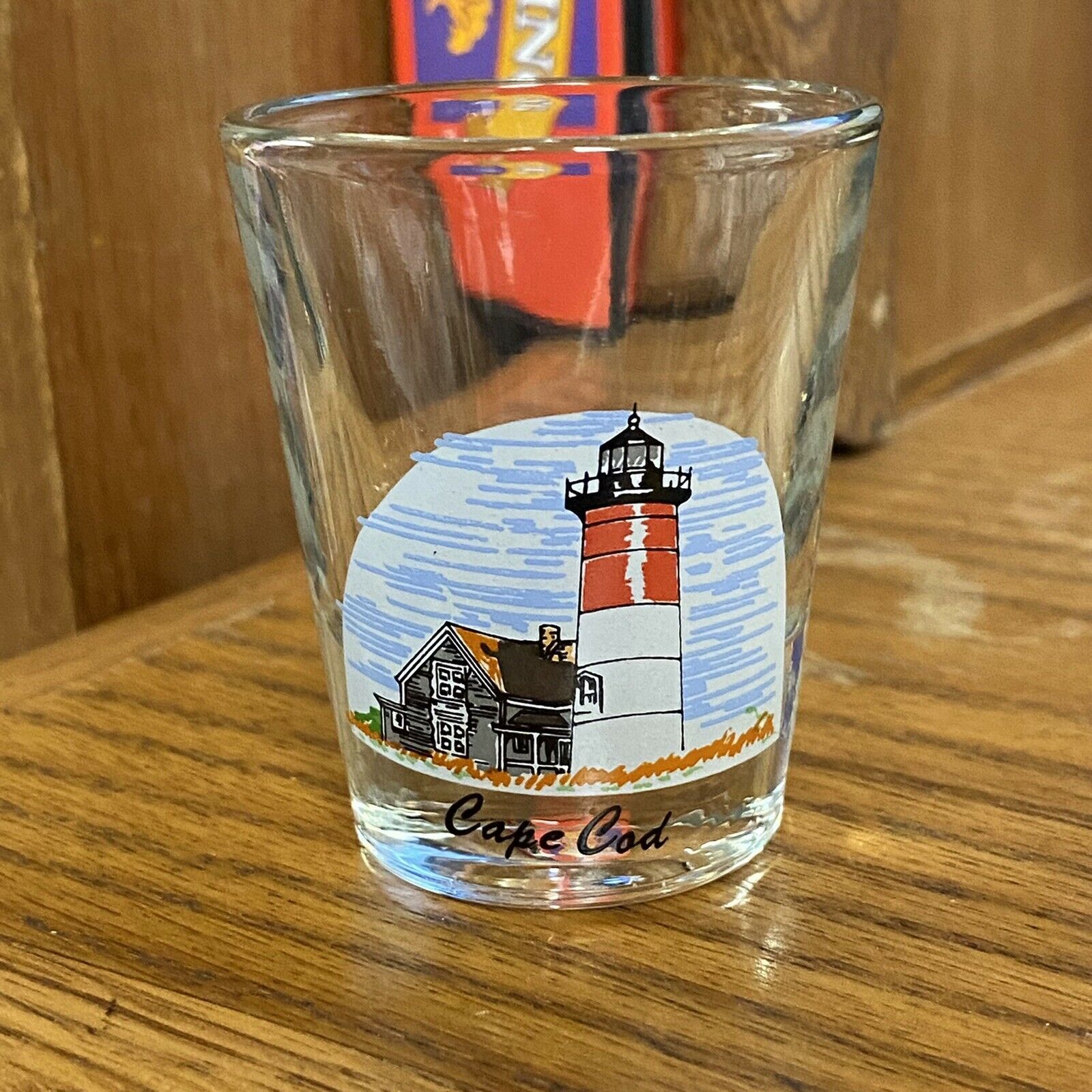 Lighthouse Cape Cod Anchor Hocking Shot Glass - $8.90