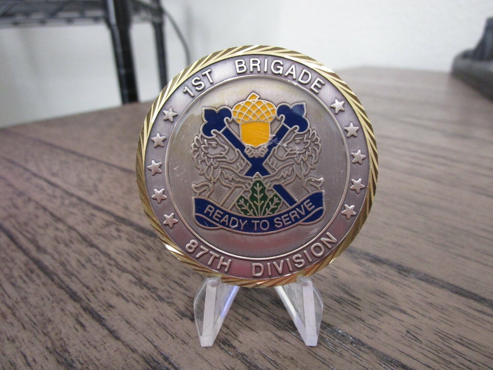 US Army 1st Brigade 87th Division Training Support CSM Challenge Coin ...