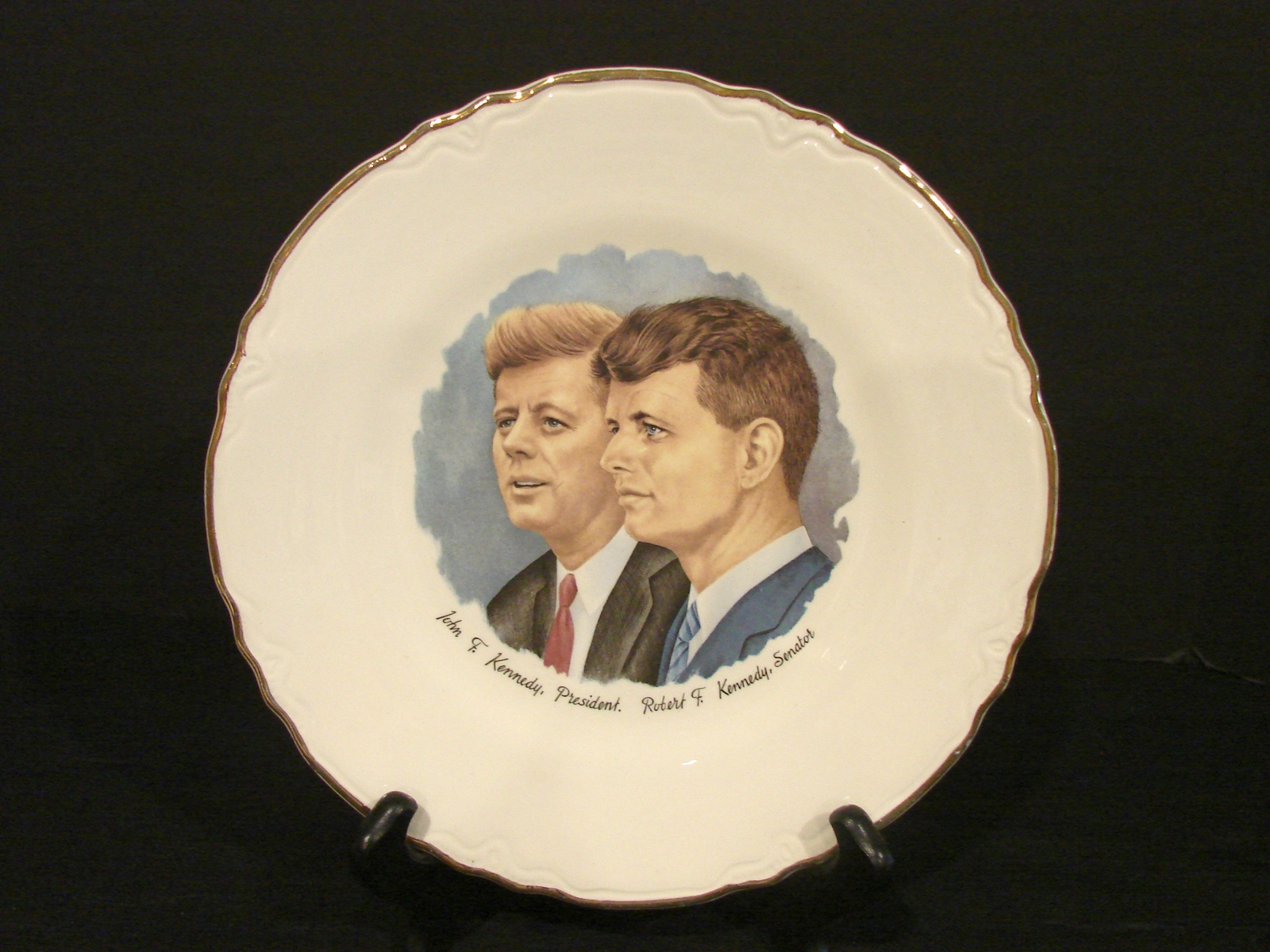 John F Kennedy and Robert F Kennedy Collectible Plate Collector Plates