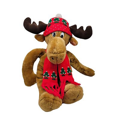 Vintage 1986 Commonwealth Mooseltoe The Christmas Moose Plush Stuffed Animal - $34.61