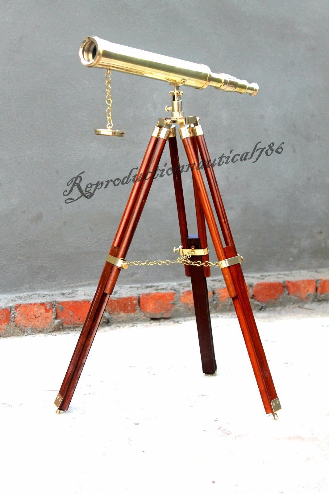 Vintage Handmade Marine Telescope Nautical Spy Glass Telescope With