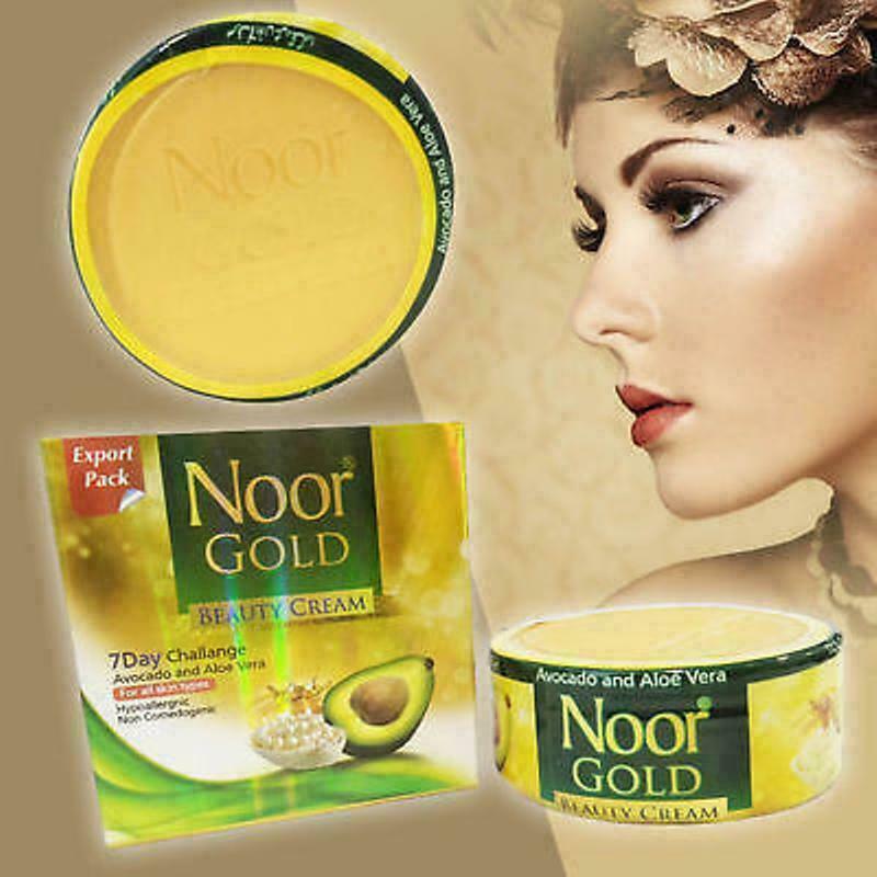Noor Gold Beauty Whitening Cream 100% Original With Avocado & Alovera