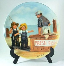 Bradford Exchange Knowles Fish Story Jeanne Down's Friends I Remember Series - F - $29.69