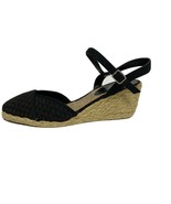 Lauren Ralph Lauren Capricia women&#39;s platform espadrilles wedge shoes si... - $25.62