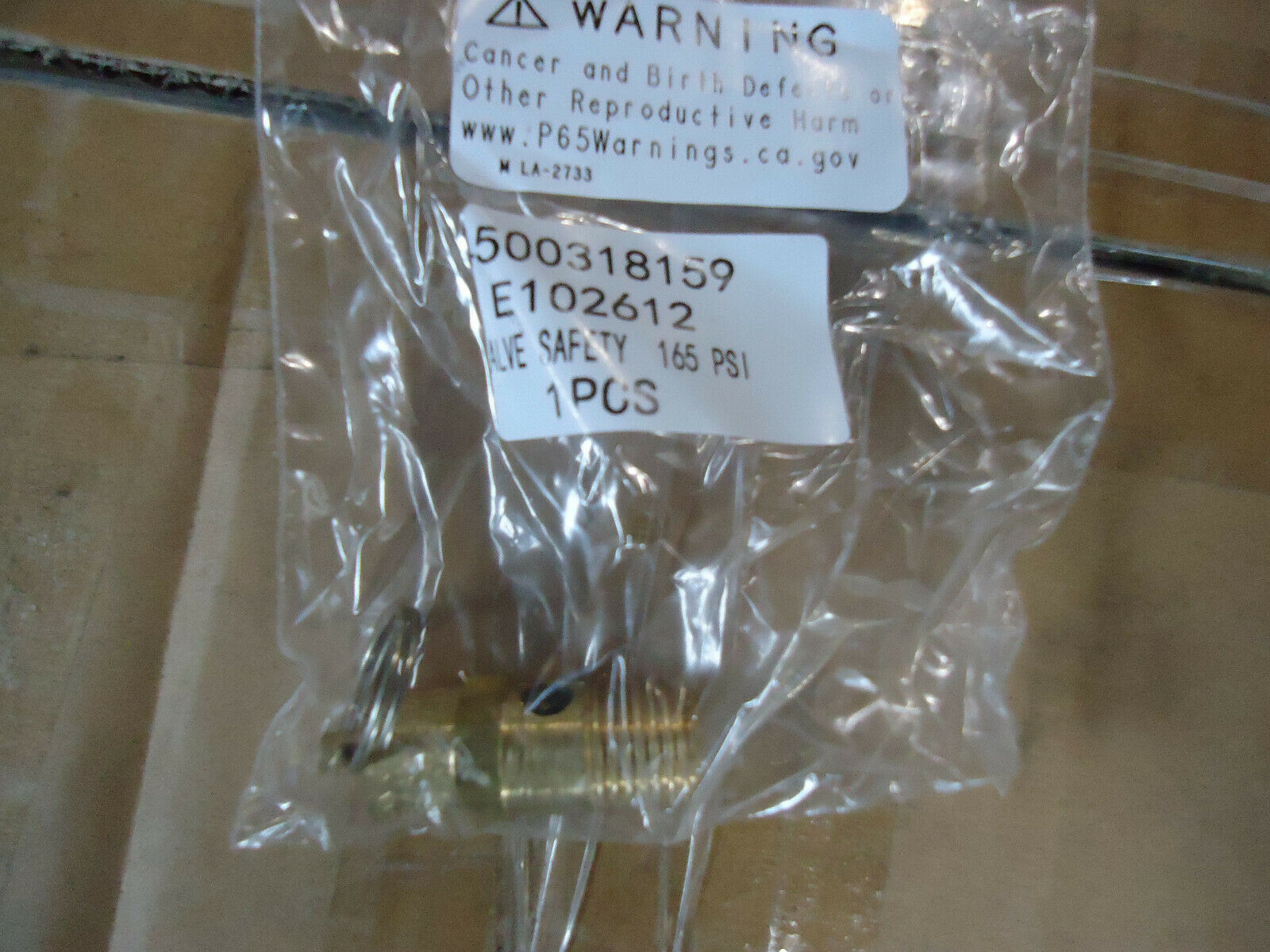 Kobalt Compressor Safety Valve Fits Kobalt Husky 165 PSI E102612