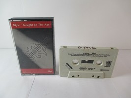 Styx- Caught In The Act Live Cassette Tape CS-6154 A&amp;M Chrome - $6.79