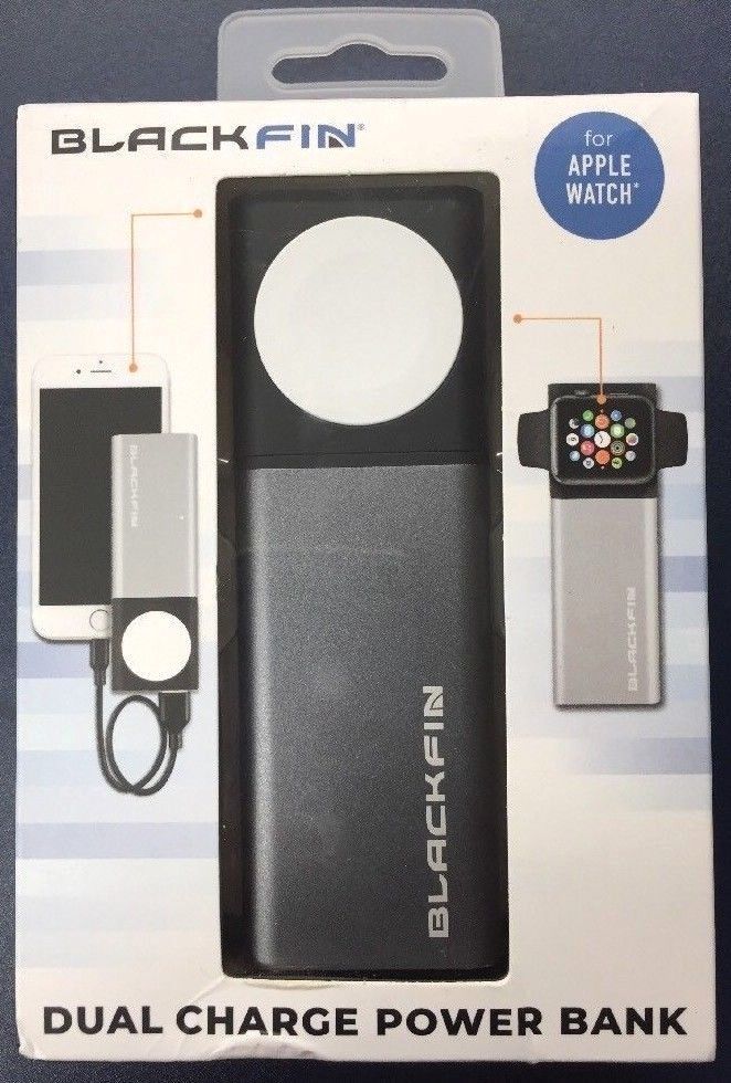 Blackfin Dual Charge Power Bank Phone Iphone and for Apple Watch Series