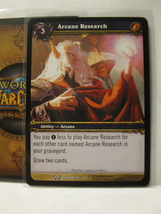 (TC-1543) 2008 World of Warcraft Trading Card #45/252: Arcane Research - $1.00
