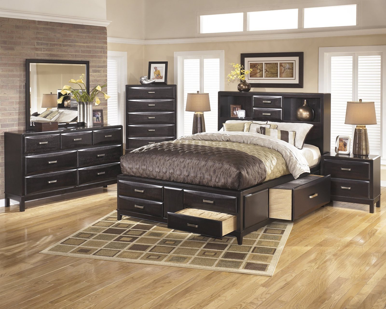 ashley furniture kira storage bedroom set