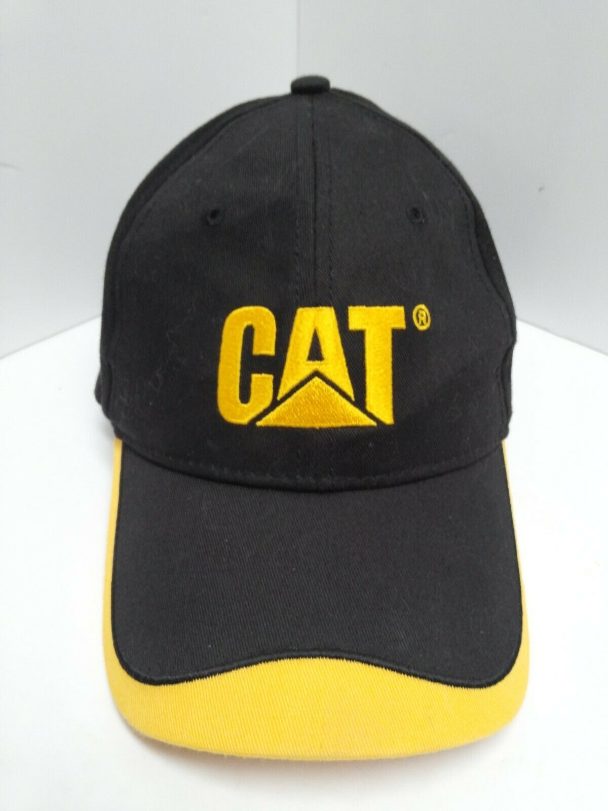 Cat Caterpillar Trucker Baseball Hat Cap Adjustable New Yellow Black ...