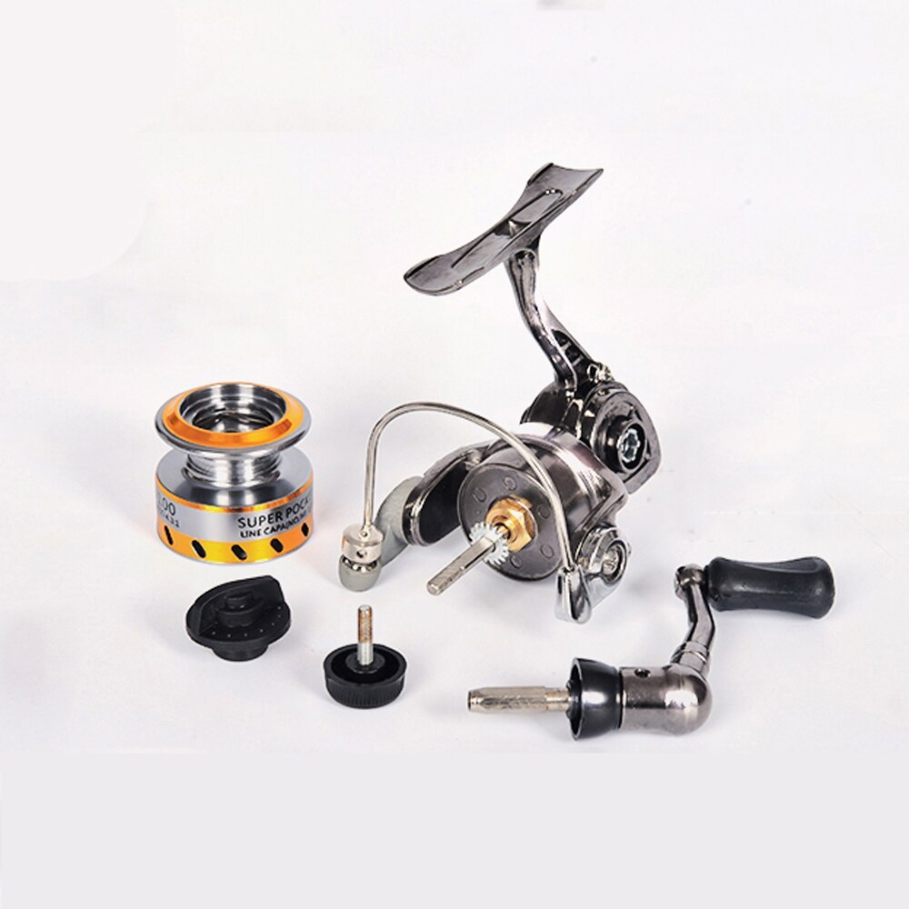 GOOSHING Full Metal Mini Winter Ice Fishing Reel Small Spinning Reel
