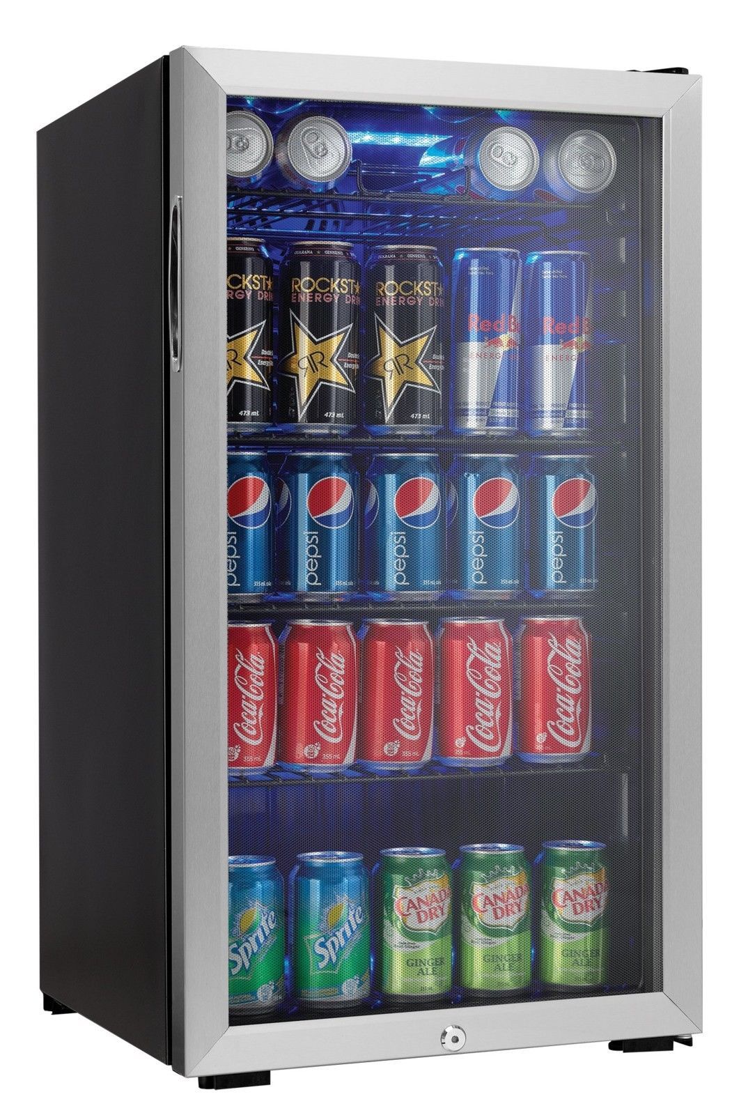 Beverage Refrigerator Center Can Mini Fridge And Similar Items Beverage Refrigerator Center Can Mini Fridge Stainless Steel Glass Door Freezer