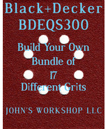 Build Your Own Bundle Black+Decker BDEQS300 1/4 Sheet No-Slip Sandpaper ... - $0.99
