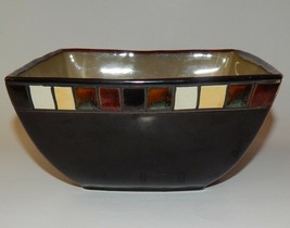 Mosaic Tile by HomeTrends Hand Crafted 8&quot; Square Serving Bowl 8786260 - $32.66