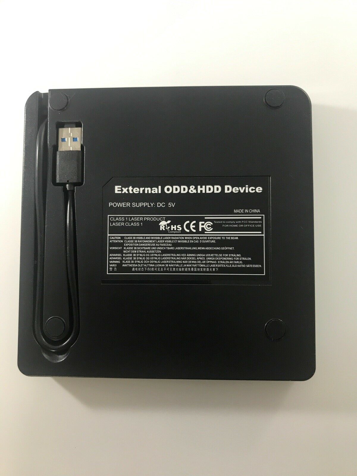 External odd hdd device не записывает