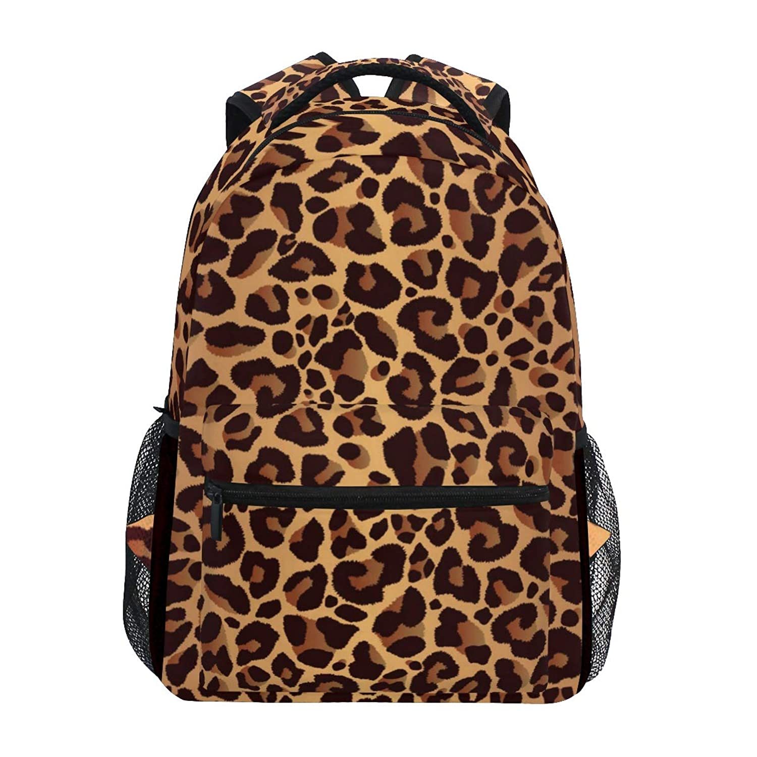 Xmcl Animal Leopard Print Ble Backpack College School Book Shoulder Ba