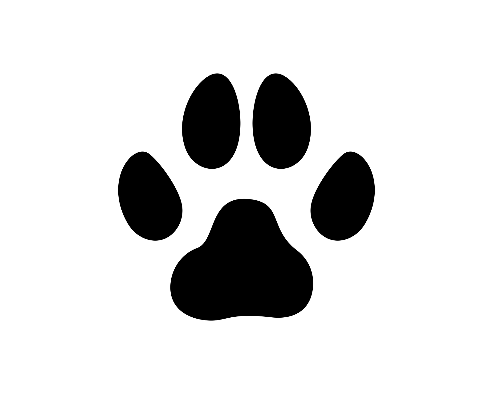 SVG. Pawprint.Dog paw.Animal print.Digital download.Editable file.T ...