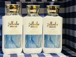 Bath &amp; BODY Works Saltwater Breeze Body Lotion NEW 3 PACK - $26.63