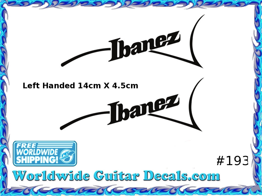 Ibanez Guitar Decal Headstock Restoration Waterslide Logo 193 Guitars