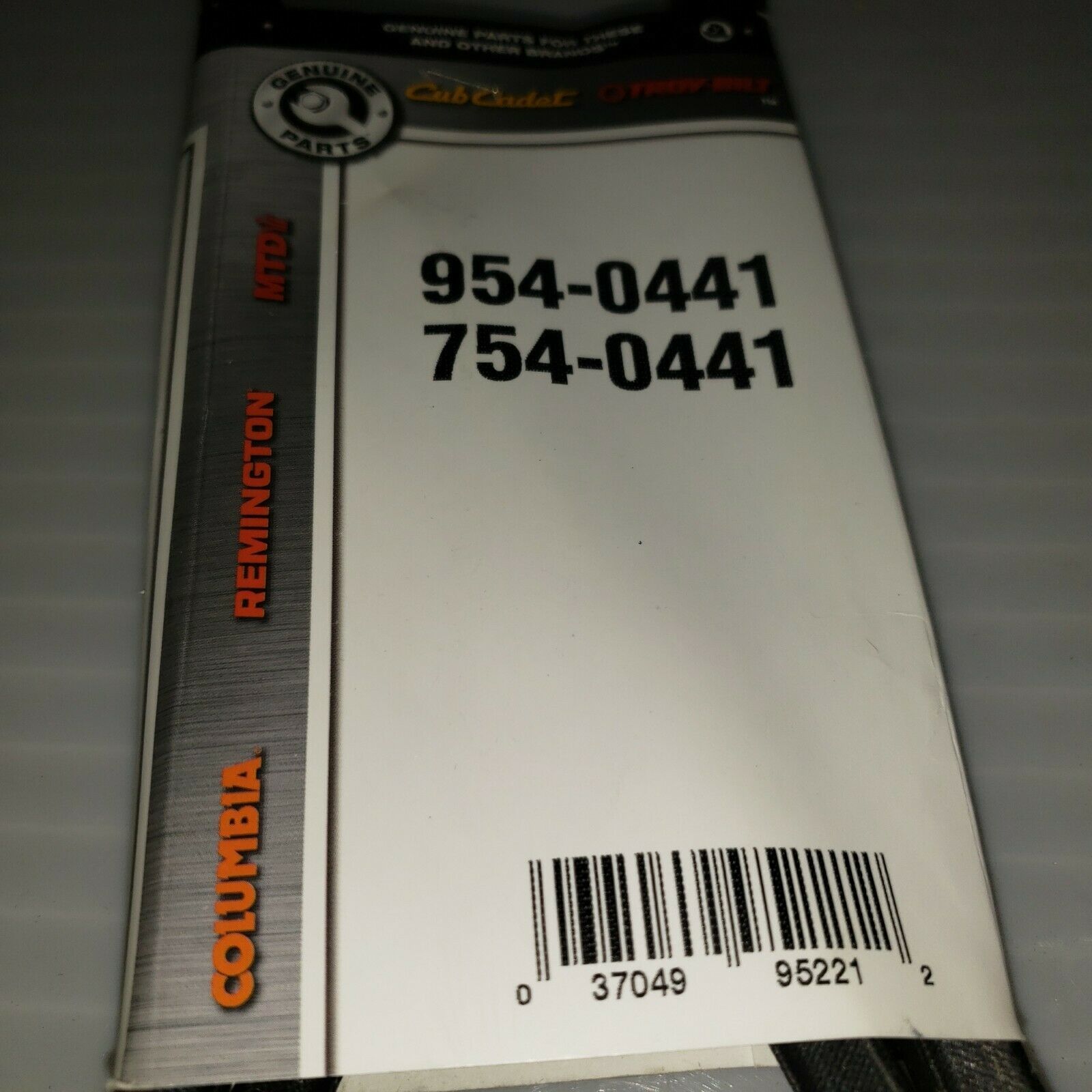 Genuine OEM MTD 954-0441 Variable Speed Drive Belt 