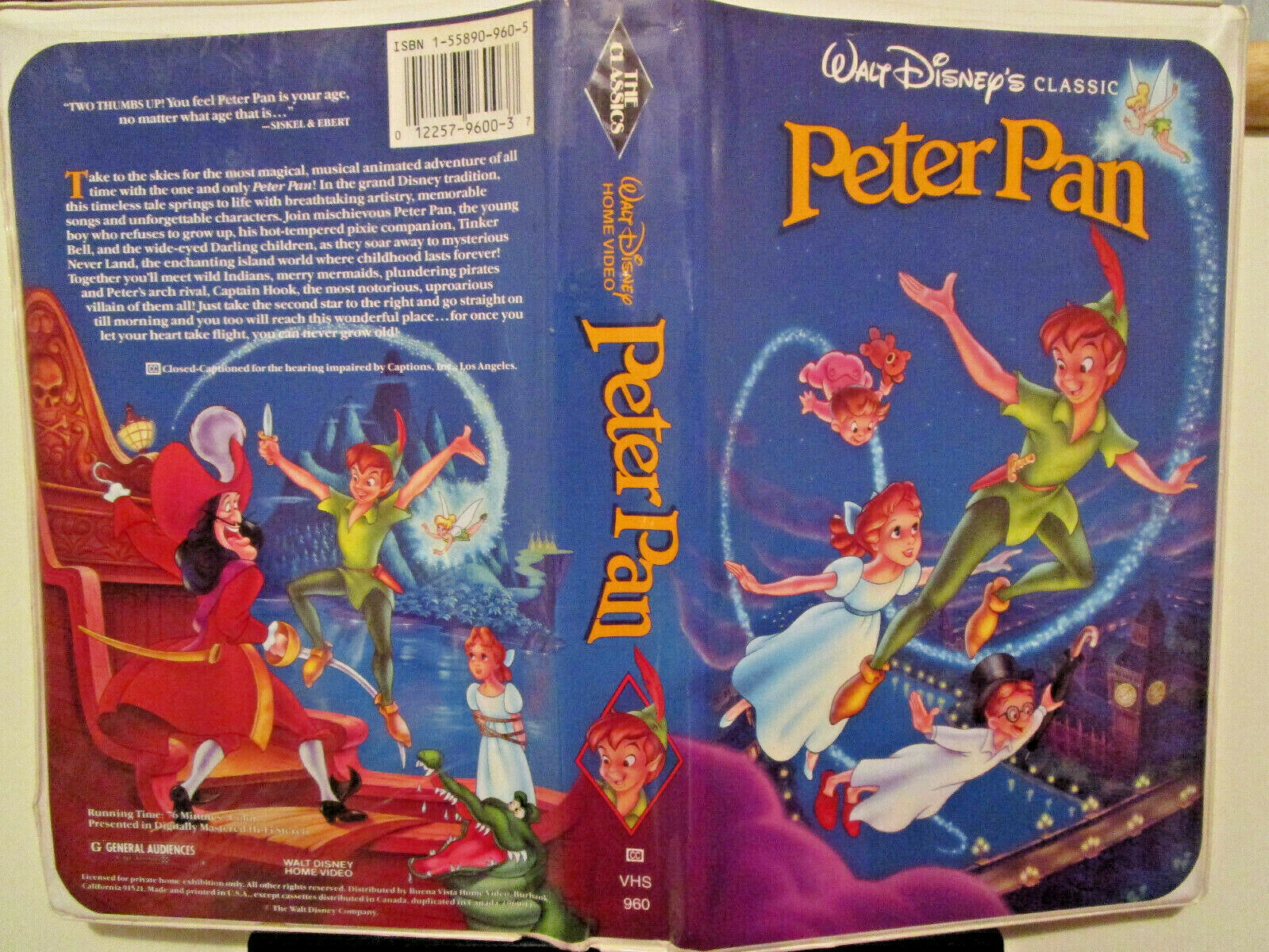 Walt Disneys Classic Peter Pan Vhs Black Diamond Edition | Sexiz Pix