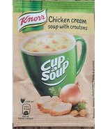 4 bags KNORR 5 instant soup Creamy Cheese  with croutons Quick and Easy - $6.79