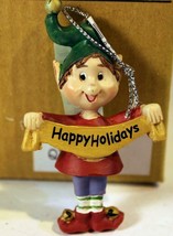 Christmas Ornaments WHOLESALE- Russ BERRIE-#13794- 'happy HOLIDAYS'-6 -NEW -W741 - $5.83