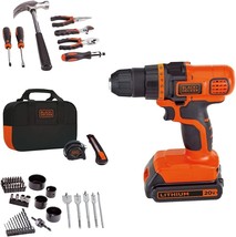 Black & Decker BDCD8PK Drill Project Kit, 8V