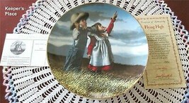 Hamilton Collection FLYING HIGH Kite Collector Plate Jim Daly COA Trading Card - $10.00