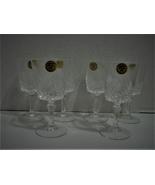  CRISTAL D&#39;ARQUES-DURAND 6 Wine Glasses in the &quot;Combourg&quot; Design 5 3/8 I... - $30.00