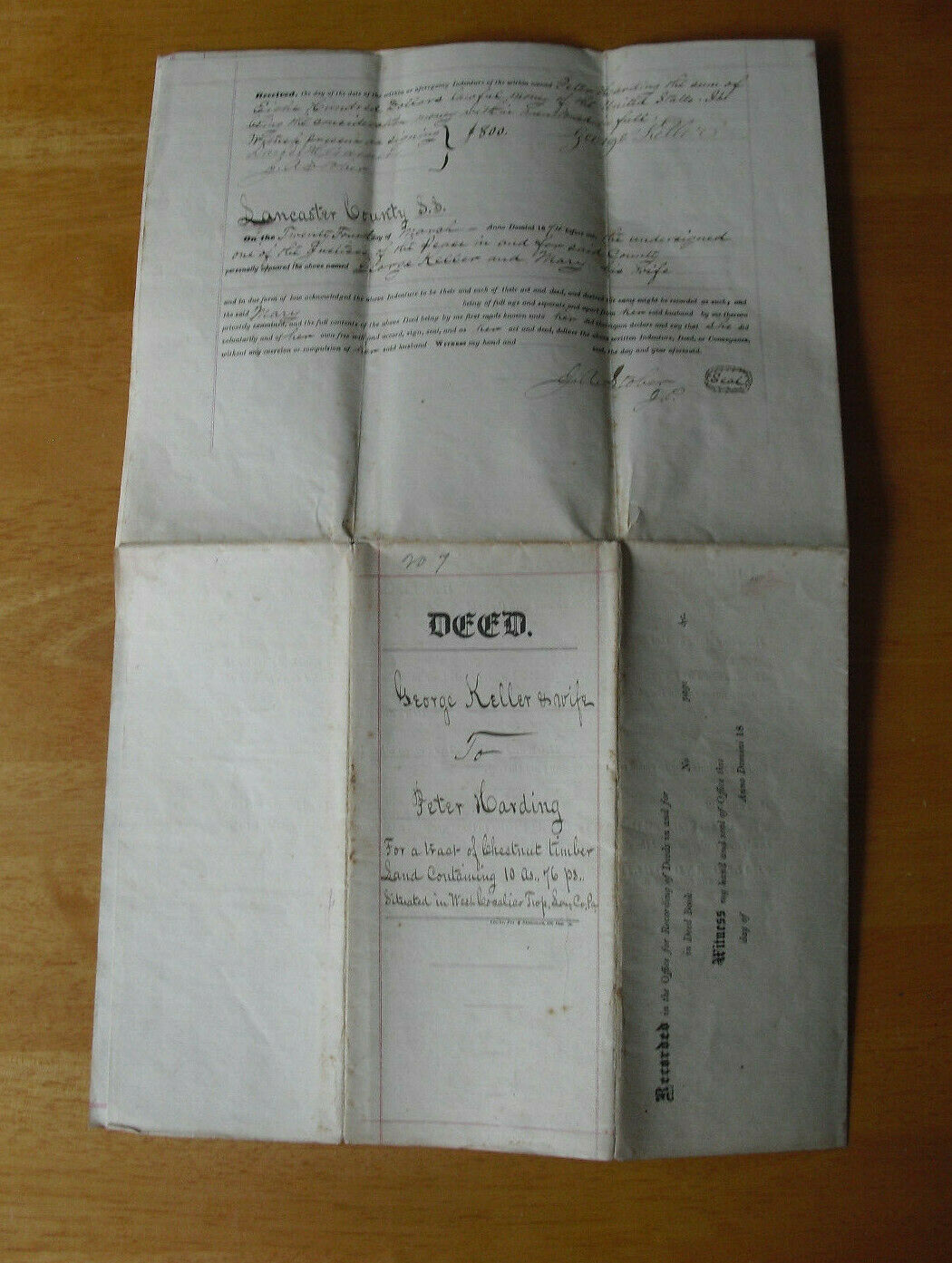 Original Vintage 1874 Lancaster County and similar items