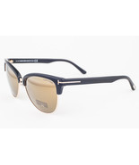 Tom Ford Fany Black Gold / Gold Mirror Sunglasses TF368 01G - $179.55